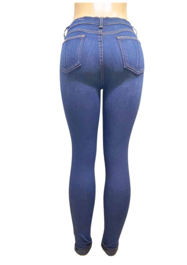 Pantalón Azul Oscuro, Medidas 36cm de ancho y 95cm de largo, Marca RAG & BONE, Talla 26 - Imagen 2