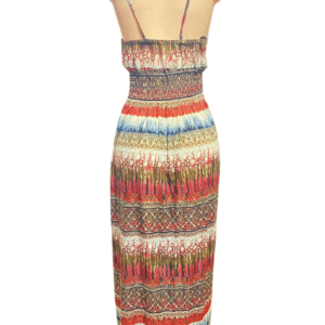 Vestido Largo de Colores, Nuevo, Medidas 28cm de ancho y 135cm de largo, Marca FASHION MINISKIRT, Talla XXL