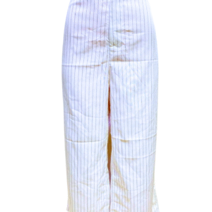 Pantalón Blanco con Rayas Negras ,Medidas 47cm de ancho y 95cm de largo, Marca SHEIN, Talla 1XL