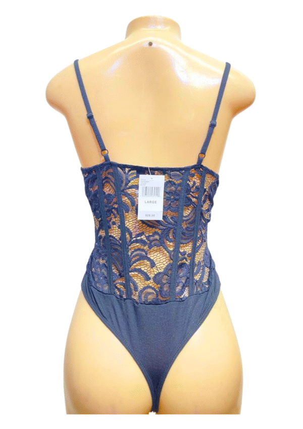 Body Negro, Nueva, Medidas 36cm de ancho y 86cm de largo, Marca ALMOST FAMOUS, Talla L - Imagen 2