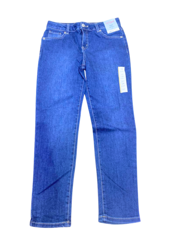 Pantalón Azul Nuevo ,Medidas 35cm de ancho y 82cm de largo, Marca  CAT& JACK, Talla 14