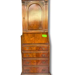 Secreter ingles de madera de Luis XVI de roble macizo, finales del siglo XVII de 6 gavetas, largo 75cm, de ancho 40cm y de alto 69cm